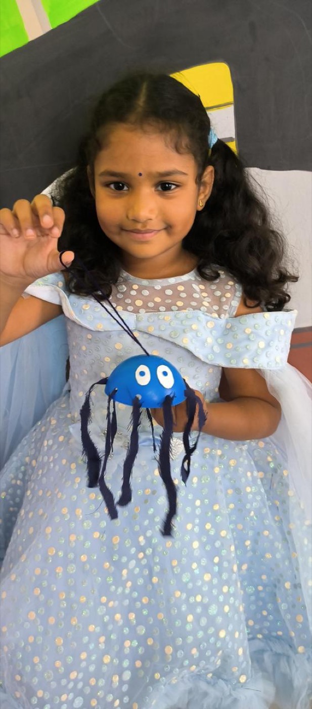 Children engaged in a creative activity